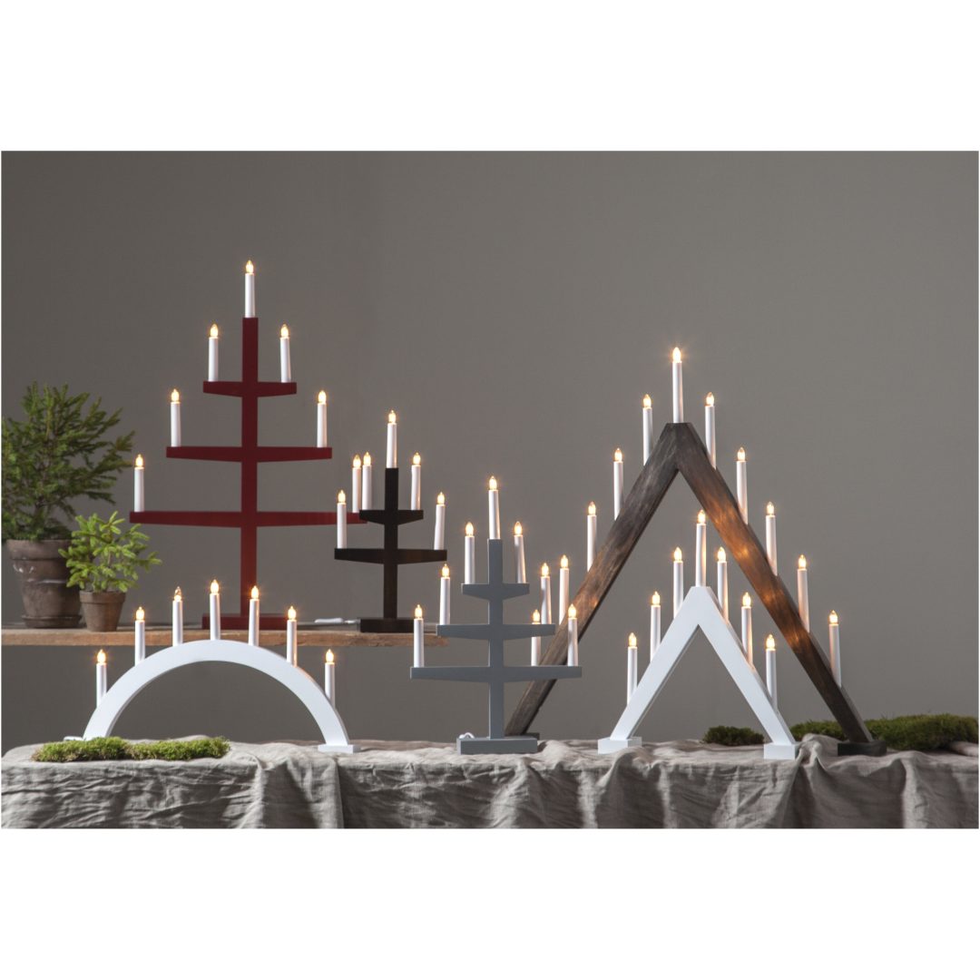 Ljusstake Tripp Röd Star Trading – bild 11