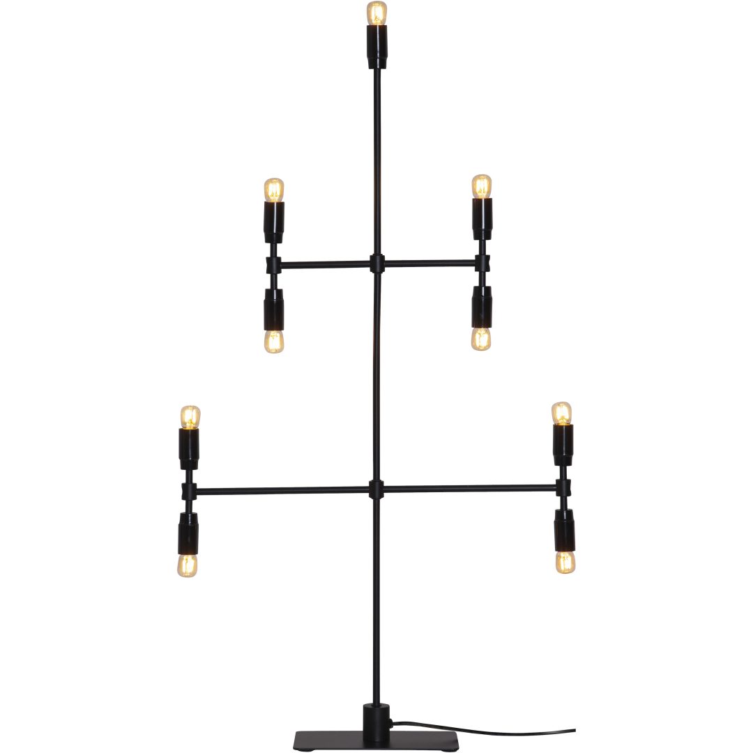 Ljusstake Twice Svart Star Trading 51 cm – bild 4