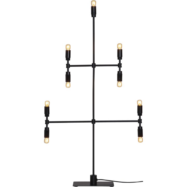 Ljusstake Twice Svart Star Trading 51 cm – bild 4