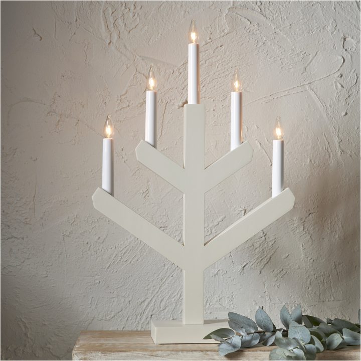 Ljusstake Vinga Beige Star Trading 5 ljus – bild 10
