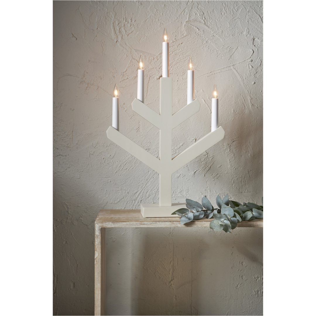 Ljusstake Vinga Beige Star Trading 5 ljus – bild 8