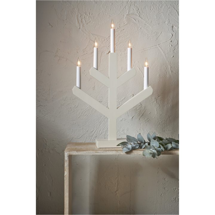 Ljusstake Vinga Beige Star Trading 5 ljus – bild 8