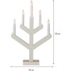 Ljusstake Vinga Beige Star Trading 5 ljus – miniatyr 7