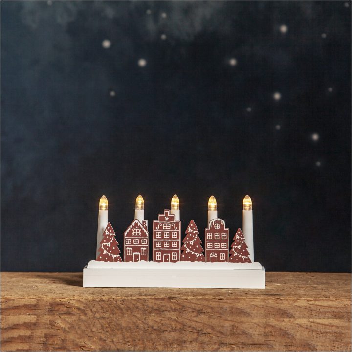 Ljusstake Yuletide Natur Star Trading – bild 2