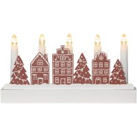 Ljusstake Yuletide Natur Star Trading