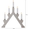Ljusstake Zack Beige Star Trading 5 ljus / Ljus – miniatyr 6