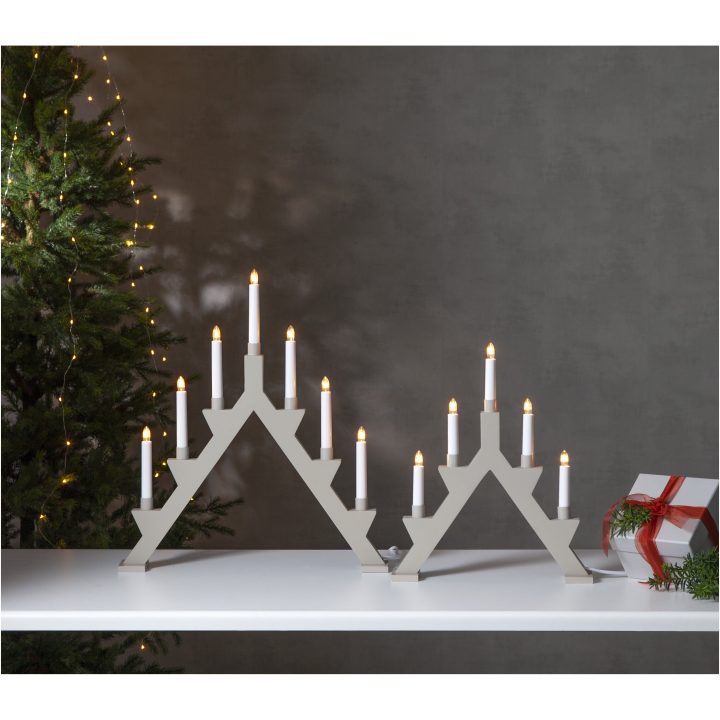 Ljusstake Zack Beige Star Trading 5 ljus / Ljus – bild 3