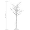 Ljusträd pil 128 lysdioder varmvit inomhus/utomhus vidaXL 1.2 m – miniatyr 8