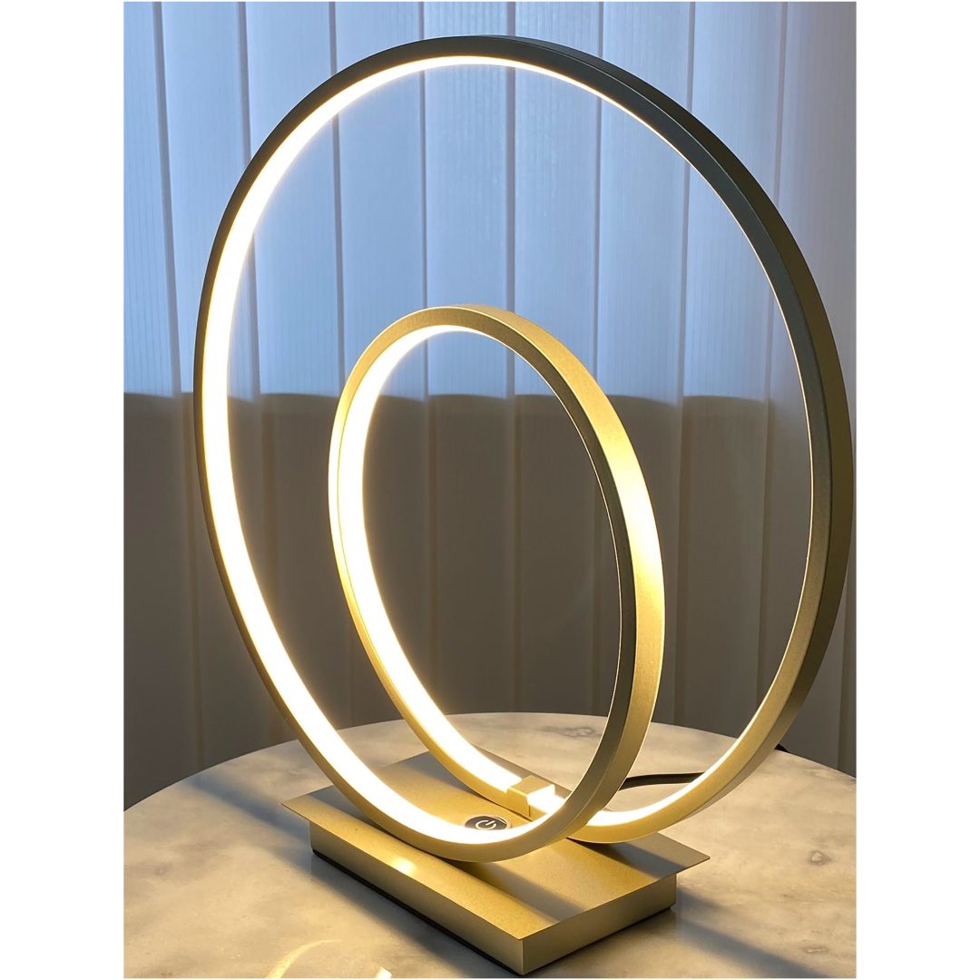 Loop Bordlampa, Stål ANETA HOME Champagne – bild 7