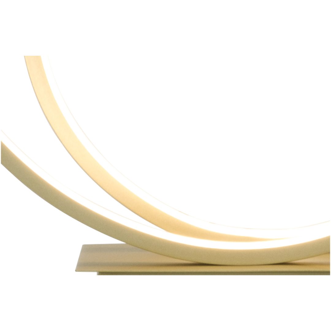 Loop Bordlampa, Stål ANETA HOME Champagne – bild 2