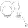 Loop Bordlampa, Stål ANETA HOME Champagne – miniatyr 9