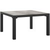 Loungebord grå 55x55x31 cm DPC och stål vidaXL – miniatyr 2