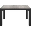 Loungebord grå 55x55x31 cm DPC och stål vidaXL – miniatyr 3