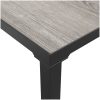 Loungebord grå 55x55x31 cm DPC och stål vidaXL – miniatyr 4