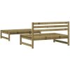 Loungegrupp 2 delar impregnerad furu vidaXL – miniatyr 3