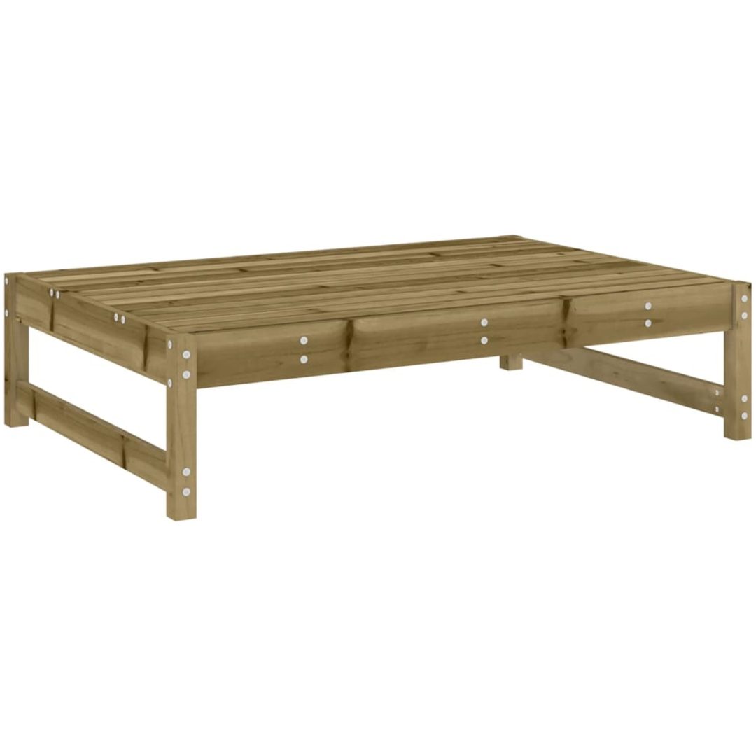 Loungegrupp 2 delar impregnerad furu vidaXL – bild 5