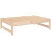 Loungegrupp 2 delar massiv furu vidaXL – miniatyr 5