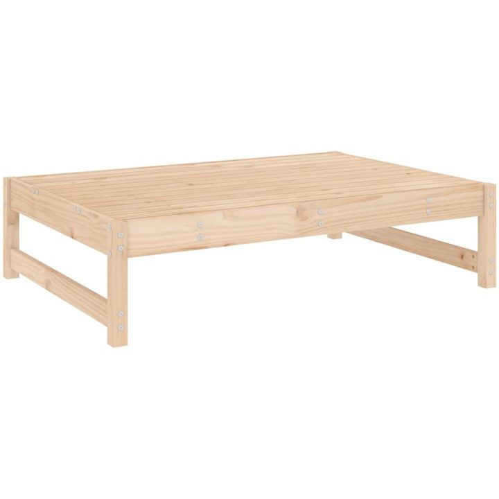 Loungegrupp 2 delar massiv furu vidaXL – bild 5