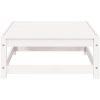 Loungegrupp 2 delar vit massiv furu vidaXL – miniatyr 7
