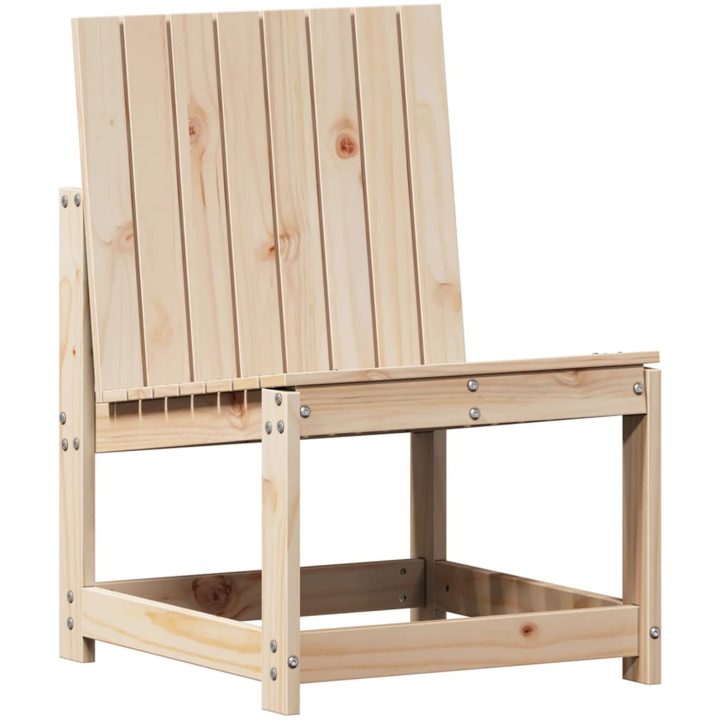 Loungegrupp 3 delar massiv furu vidaXL – bild 4