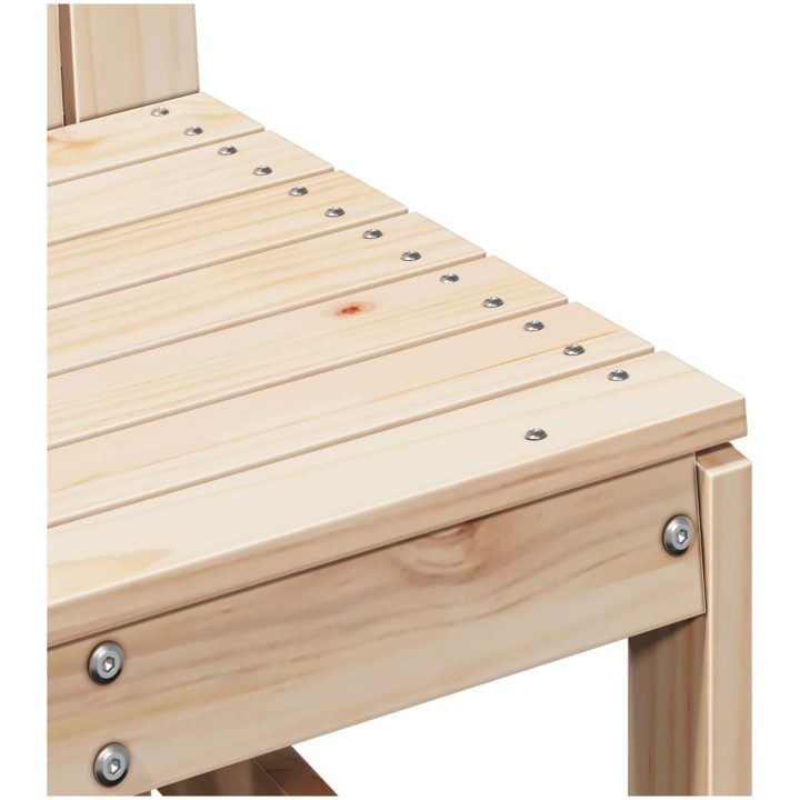 Loungegrupp 3 delar massiv furu vidaXL – bild 8