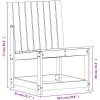 Loungegrupp 3 delar massiv furu vidaXL – miniatyr 10