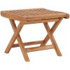 Loungegrupp 3 delar massiv teak vidaXL – miniatyr 5