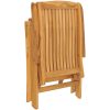 Loungegrupp 3 delar massiv teak vidaXL – miniatyr 7