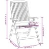 Loungegrupp 3 delar massiv teak vidaXL – miniatyr 8