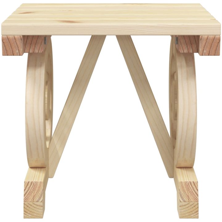 Loungegrupp 3 delar massivt granträ vidaXL – bild 9