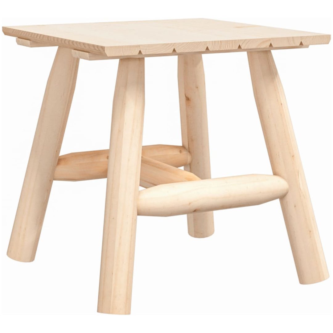 Loungegrupp 3 delar massivt granträ vidaXL – bild 4