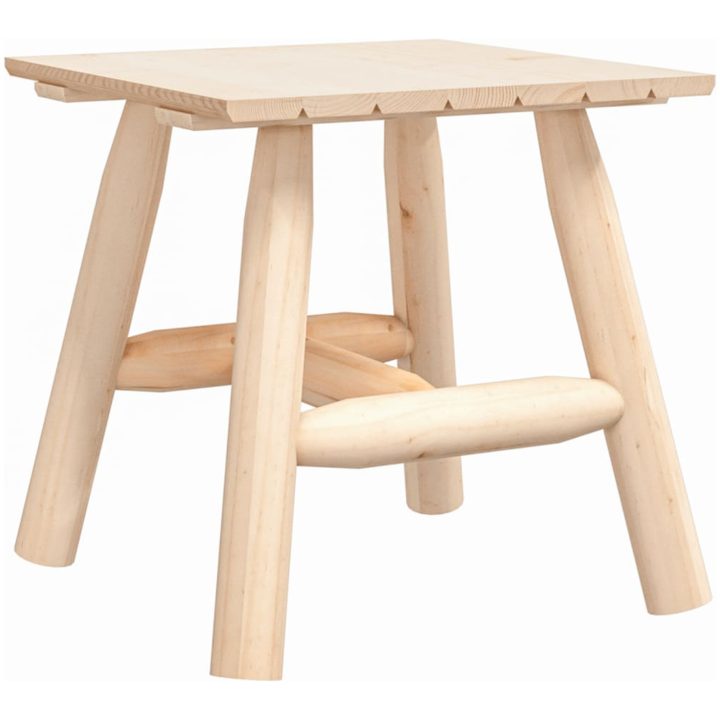 Loungegrupp 3 delar massivt granträ vidaXL – bild 4