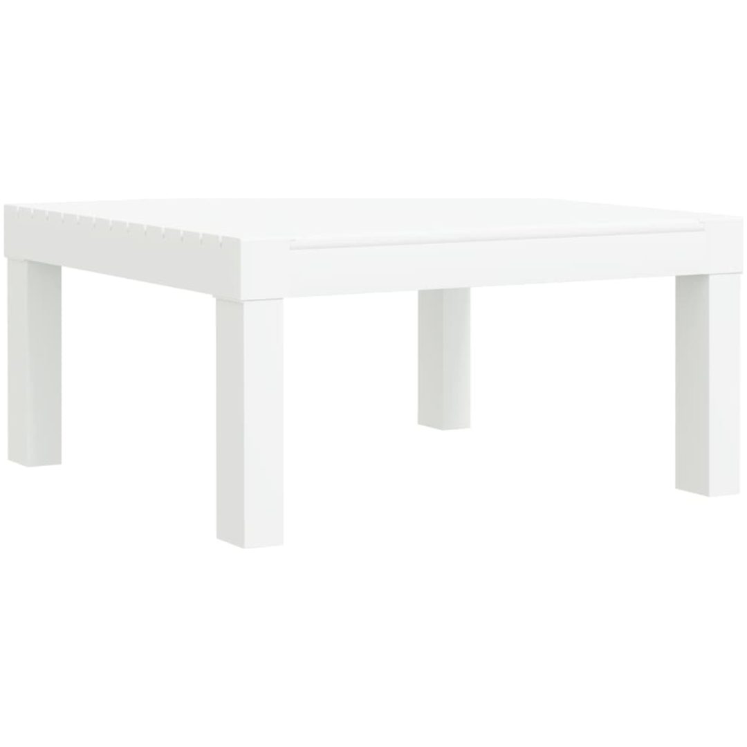 Loungegrupp 3 delar med dynor vit PP vidaXL – bild 7