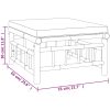 Loungegrupp 7 delar mörkgrå dynor bambu vidaXL – miniatyr 10