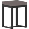 Loungegrupp 9 delar med dynor konstrotting antracit vidaXL – miniatyr 10