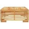 Loungegrupp för trädgården 2 delar teak vidaXL – miniatyr 7