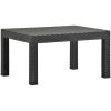 Loungegrupp för trädgården 3 delar m. dynor PP-rotting antracit vidaXL – miniatyr 8