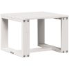 Loungegrupp för trädgården 3 delar vit massiv furu vidaXL – miniatyr 7