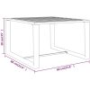 Loungegrupp för trädgården 4 delar med dynor aluminium antracit vidaXL – miniatyr 8