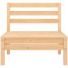 Loungegrupp för trädgården 5 delar massiv furu vidaXL – miniatyr 4
