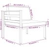 Loungegrupp för trädgården 5 delar med dynor aluminium antracit vidaXL – miniatyr 12