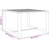 Loungegrupp för trädgården 5delar med dynor aluminium antracit vidaXL – miniatyr 8