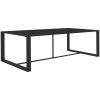 Loungegrupp för trädgården 7 delar med dynor aluminium antracit vidaXL – miniatyr 4