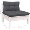 Loungegrupp med antracit dynor 4 delar furu vidaXL – miniatyr 10