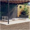 Loungegrupp med antracit dynor 6 delar massiv furu vidaXL – miniatyr 1
