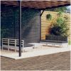 Loungegrupp med antracit dynor 7 delar massiv furu vidaXL – miniatyr 1