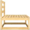 Loungegrupp med dynor 2 delar massiv furu vidaXL – miniatyr 5