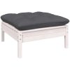 Loungegrupp med dynor 3 delar massiv furu vidaXL – miniatyr 6