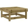 Loungegrupp med dynor 4 delar impregnerad furu vidaXL – miniatyr 5