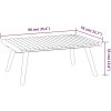 Loungegrupp med dynor 4 delar massivt akaciaträ vidaXL – miniatyr 7